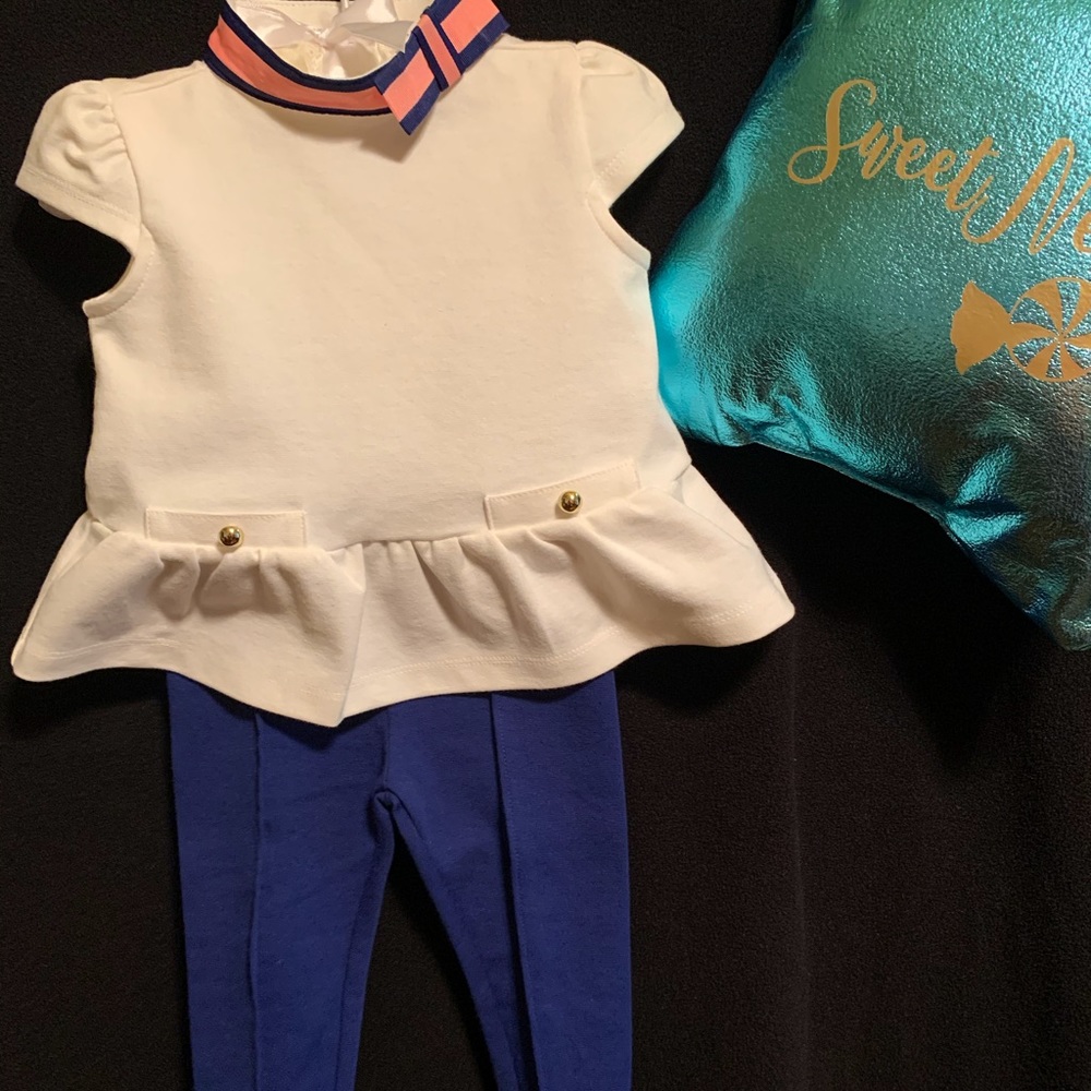 Janie and Jack bundle  2 blouses and leggings